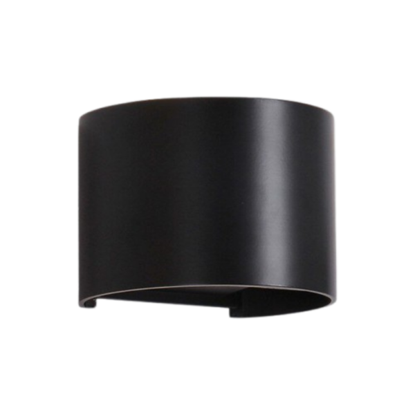 Aplique pared Negro 10 watt con aletas ajustables ángulo