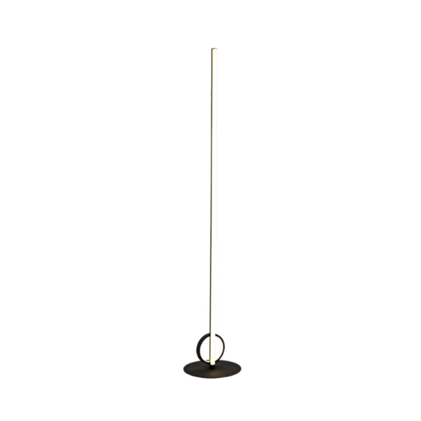 Lámpara de pie Negra LED 24 watt intensidad regulable