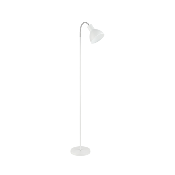 Lámpara de Pie LECTOR LED 40 Watt E27  BLANCO Sin Bombilla