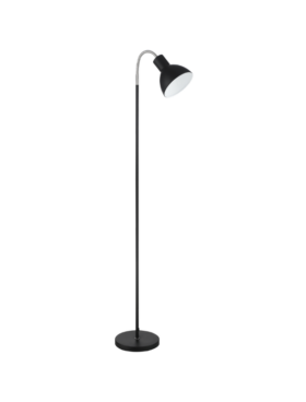 Lámpara de Pie LECTOR LED 40 Watt E27 NEGRO Sin Bombilla