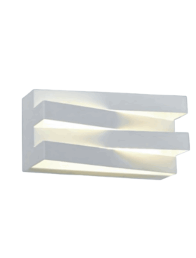 Aplique pared RECTANGULAR Blanco 13,7 Watts 4000 Kelvin 1600 lúmenes