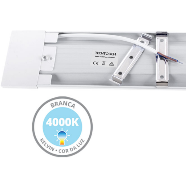 Regleta led 36 watt 4000 kelvin 120 centímetros blanco - Imagen 3