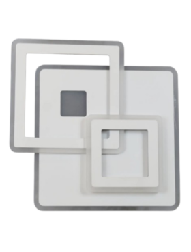 Plafón led cuadrado 55 watts 36x36cm CCT mando a distancia y APP Android e iOS