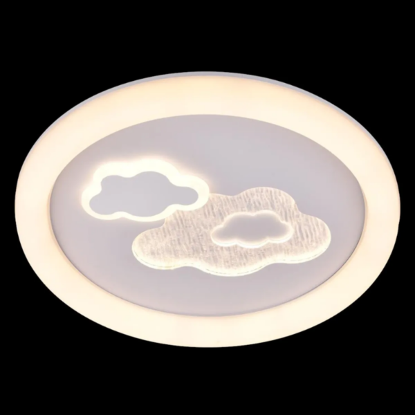 Plafón led nubes 65 watts 50cm CCT mando a distancia - Imagen 3