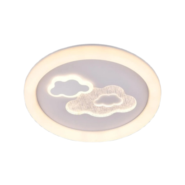 Plafón led nubes 65 watts 50cm CCT mando a distancia