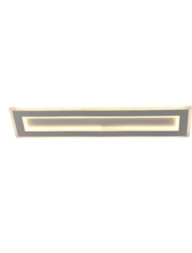 Plafón led rectangular 58 watts 60x15cm CCT mando a distancia y APP Android e iOS