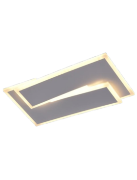 Aplique led entrecruzado 39 watts 35x20cm CCT mando a distancia y APP Android e iOS