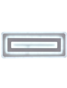 Aplique led rectangular 53 watts 40x16cm CCT mando a distancia y APP Android e iOS