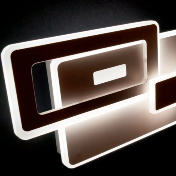 Aplique led rectangular 86 watts 35x20cm CCT mando a distancia y APP Android e iOS - Imagen 5