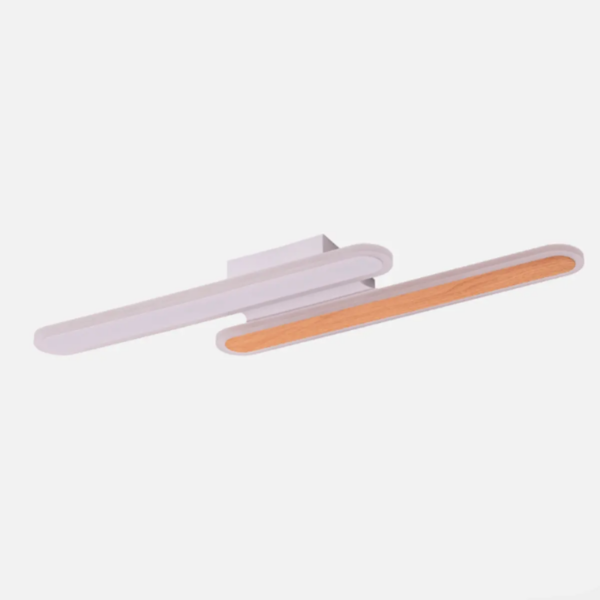 Aplique led 36 watts 63x16cm CCT mando a distancia y APP Android e iOS madera - Imagen 2