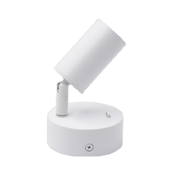 Aplique lector led GU10 mini con interruptor blanco - Imagen 4