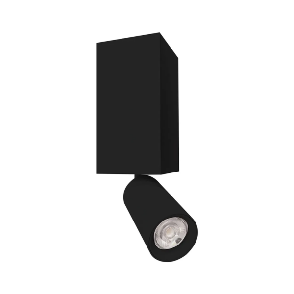 Aplique lector foco led GU10 mini negro texturizado