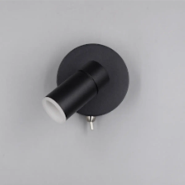 Aplique de pared foco mini 3,5 watts 3.000 kelvin negro - Imagen 2