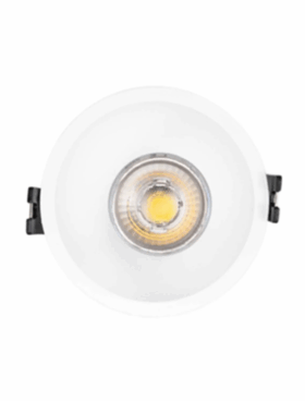 Empotrable aluminio 1x GU10 blanco