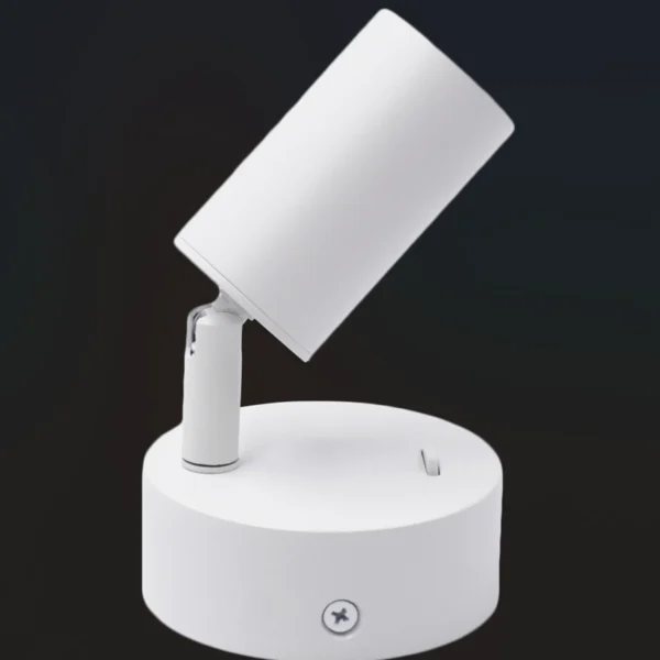 Aplique lector led GU10 mini con interruptor blanco - Imagen 3