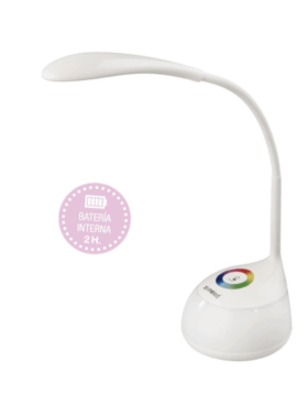 Flexo led infantil 5 watts RGB blanco