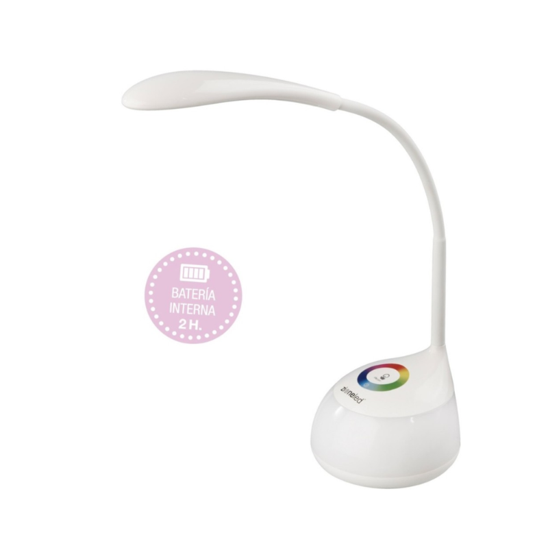 Flexo led infantil 5 watts RGB blanco