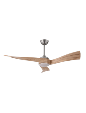 Ventilador Techo 132 Centímetros de Diámetro Motor DC 22 Watt 3 Aspas 6 Velocidades con Mando a Distancia, Memoria y Temporizador blanco haya (copia)