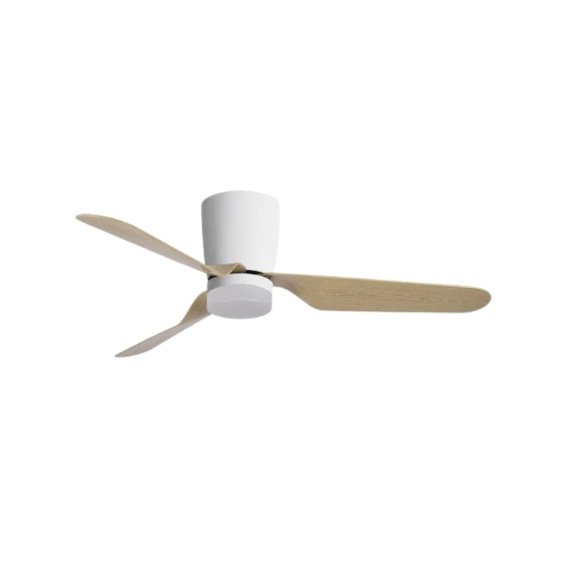 Ventilador techo blanco haya LED 18 Watt motor DC