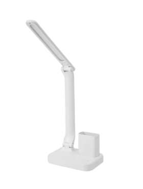 Flexo led 6 watts 450 lúmenes regulable con portalápices y soporte para el móvil