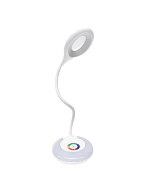 Flexo led infantil 6 watts RGB blanco