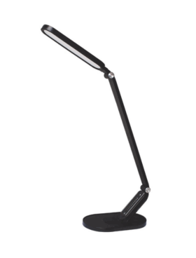Flexo led 10 watts 3000-4500-6000 kelvin 900 lúmenes negro