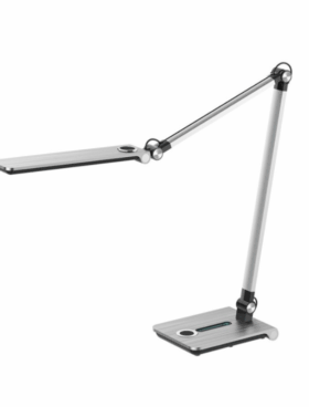 Flexo led 10 watts 3000-4500-6000 kelvin 800 lúmenes con memoria plata