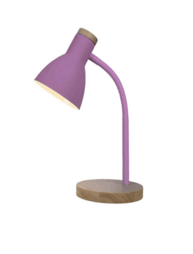 Flexo estudio E27 morado haya
