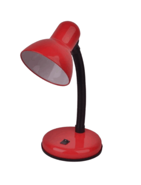 Flexo infantil articulable 1x E27 rojo