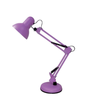 Sobremesa flexo articulable 1x E27 morado