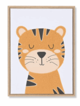 Cuadro infantil TIGRE 30x40 centímetros