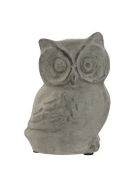 Figura BÚHO cemento desgastado
