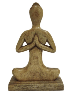 Figura YOGA natural fabricado en mango
