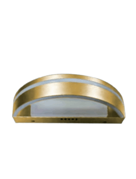 Aplique pared led 21 watts 4000 kelvin 2100 lúmenes oro mate