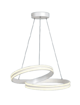 Lámpara led OCHO 105 watts 3000 - 4000 - 6000 kelvin dimable con mando a distancia blanco