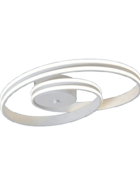 Plafón led NUDO 105 watts 3000 - 4000 - 6000 kelvin dimable con mando a distancia blanco