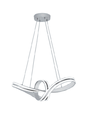 Lámpara led NUDO 110 watts 3000 - 4000 - 6000 kelvin dimable con mando a distancia gris plata