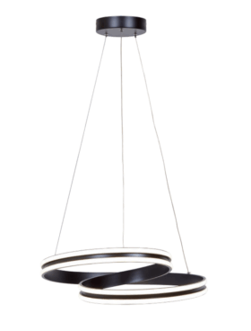 Lámpara led OCHO 105 watts 3000 - 4000 - 6000 kelvin dimable con mando a distancia negro