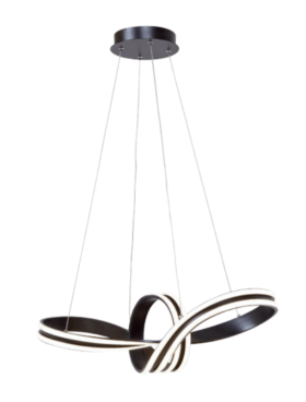 Lámpara led NUDO 110 watts 3000 - 4000 - 6000 kelvin dimable con mando a distancia negro