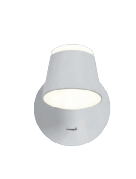 Aplique led pared 1 luz 10 watts 4000 kelvin 1000 lúmenes color blanco