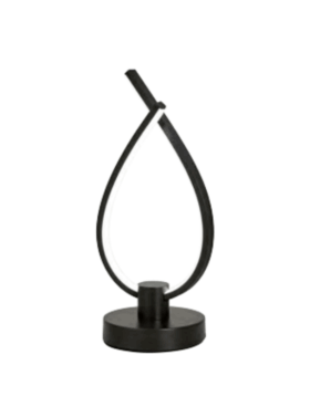 Sobremesa led 12w mando a distancia negro