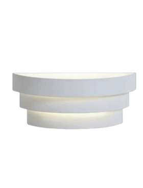 Aplique led 7,3 watts 4000 kelvin 600 lúmenes metal lacado blanco