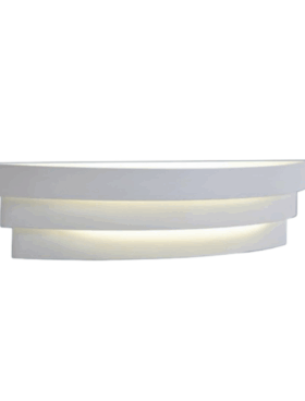 Aplique led 22,3 watts 4000 kelvin 2000 lúmenes metal lacado blanco