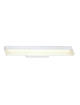 Aplique led 18 watts 3000 kelvin 1630 lúmenes metal lacado blanco
