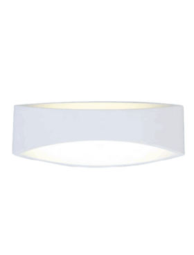 Aplique led 7,4 watts 3000 kelvin 570 lúmenes metal blanco mate