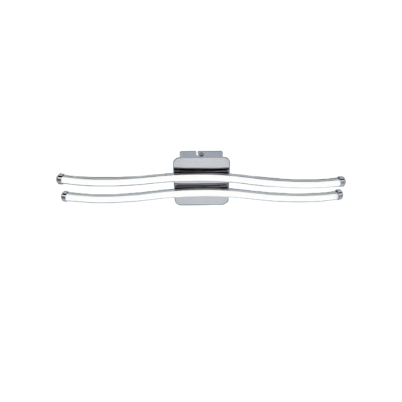 Aplique techo y pared LINEAL 20 Watts 4000 Kelvin 1800 lúmenes metal cromo