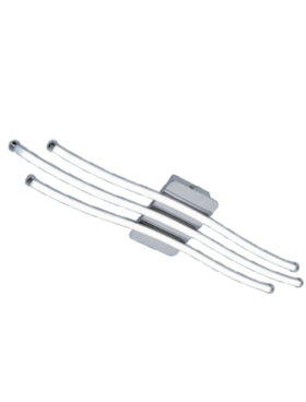 Aplique techo y pared LINEAL 32 Watts 4000 Kelvin 2880 lúmenes metal cromo