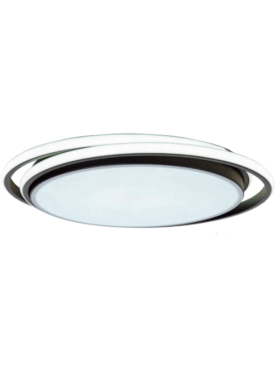 Plafón led de 50cm de diámetro 110 watts 3000 - 4000 - 6000 kelvin dimables 11000 lúmenes negro
