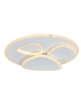 Plafón led SMD de 50cm de diámetro 91 watts 3000 - 6000 kelvin dimables 8190 lúmenes con mando a distancia