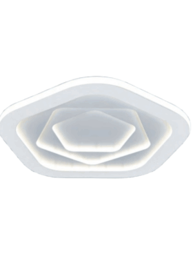 Plafón led SMD de 50cm de diámetro 124 watts 3000 - 6000 kelvin dimables 12060 lúmenes con mando a distancia